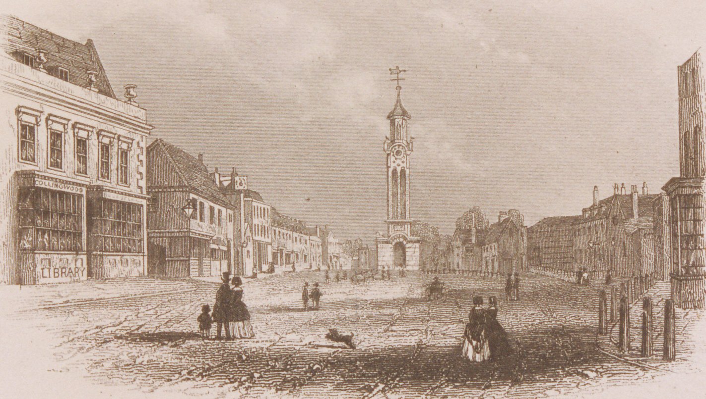 Epsom Clock Tower in Victorian Times