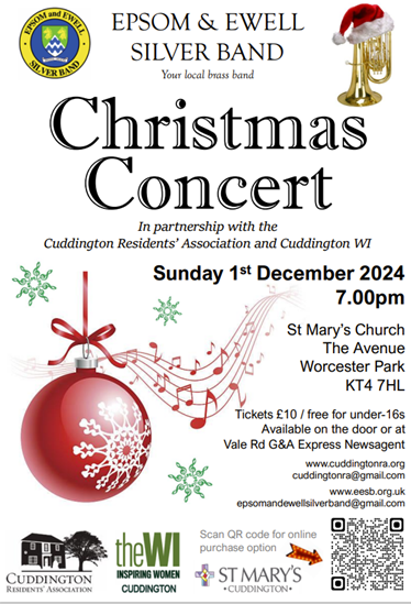 Epsom and Ewell Silver Band Christmas Concert information