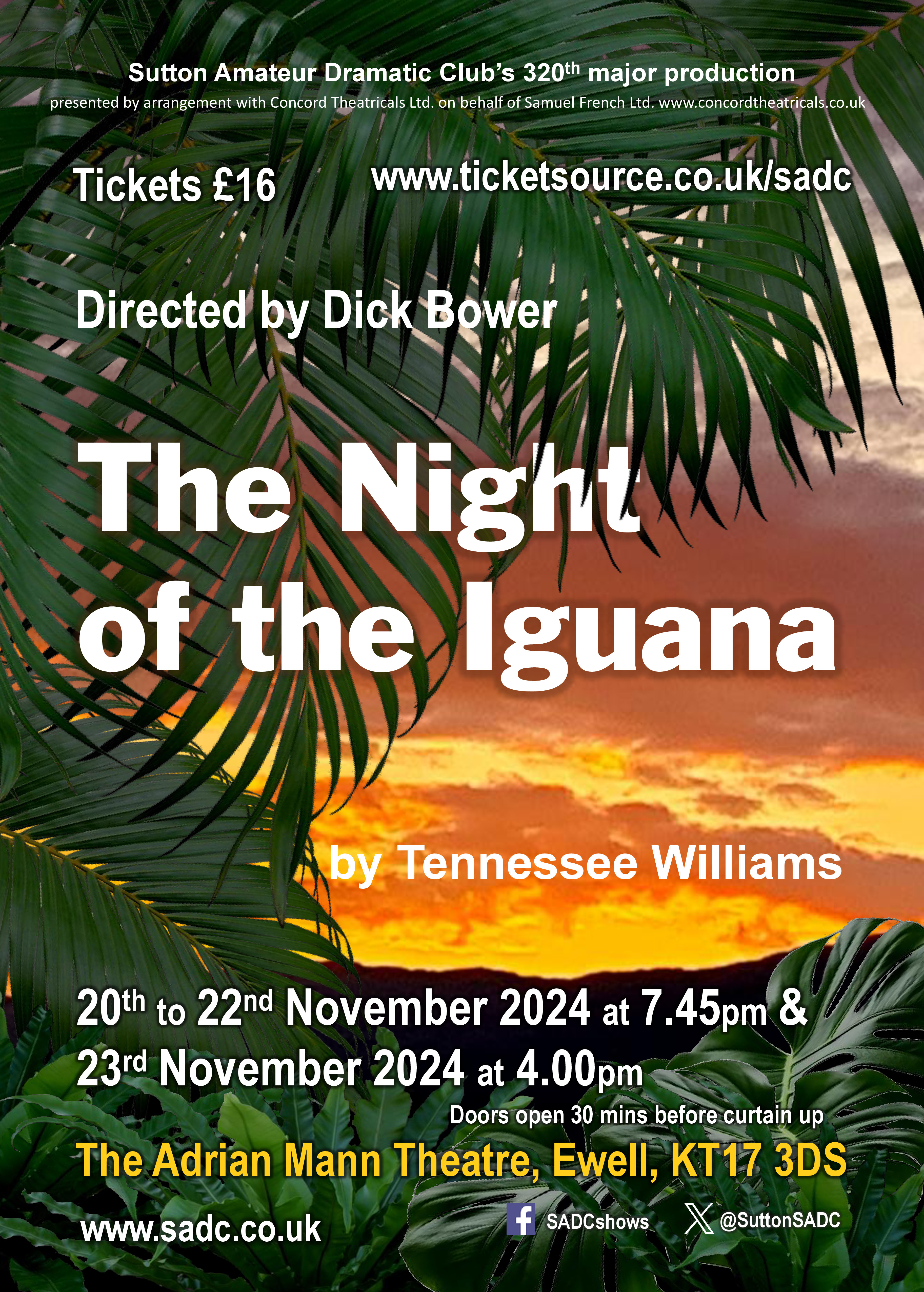 The Night of the Iguana poster