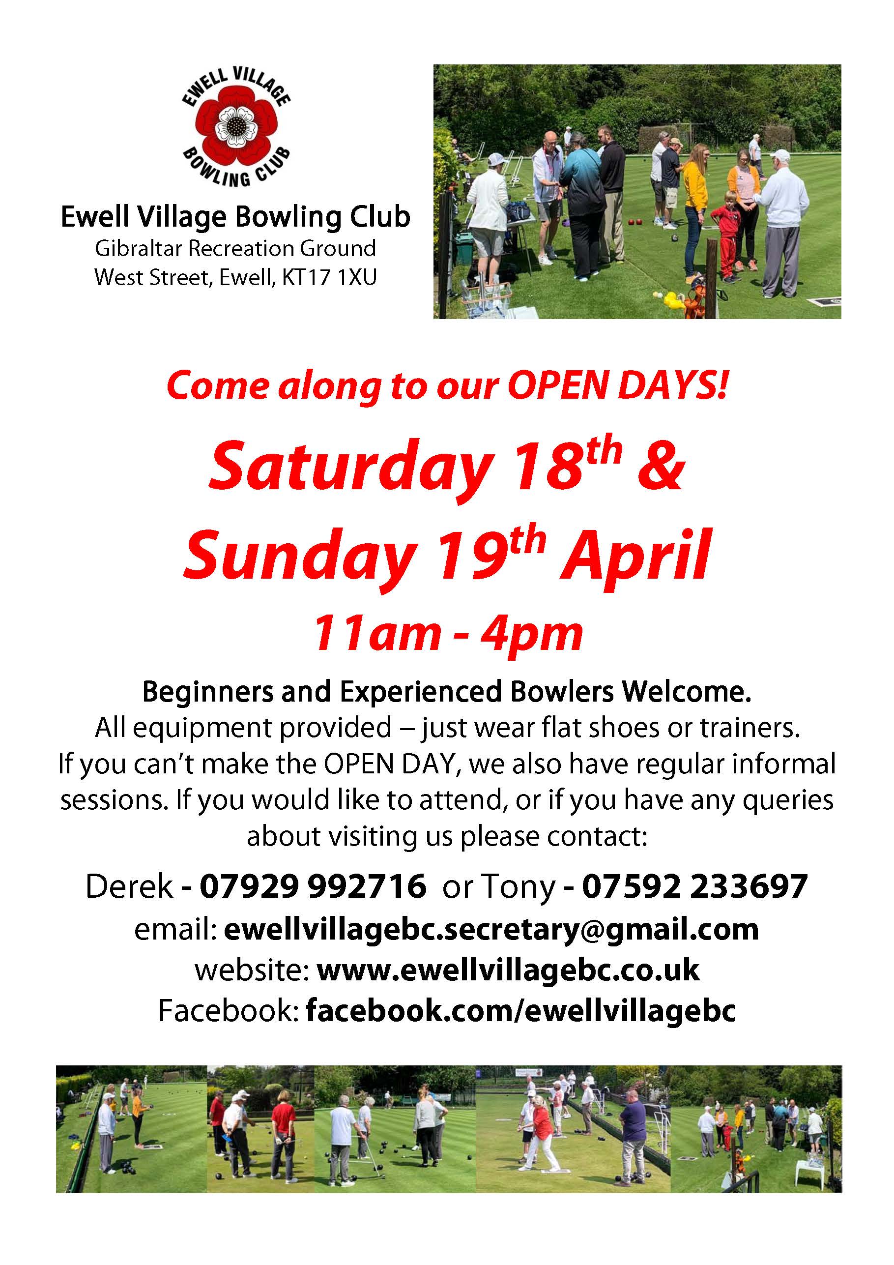 Ewell Village Bowling Club - Open Day