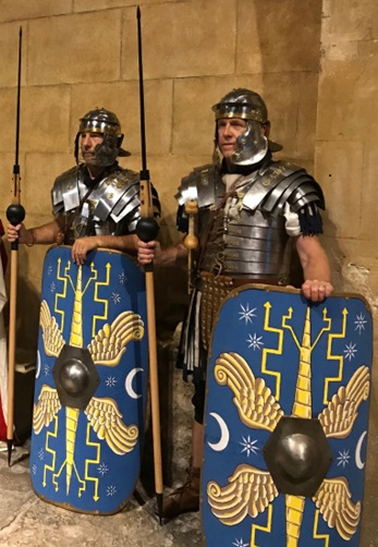 Two Roman Soldiers with shield