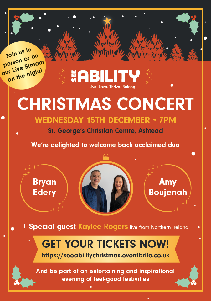 SeeAbility Christmas Concert Poster