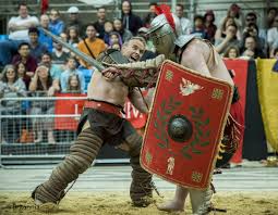 Gladiators fight for you entertainment Gladiators fight for you entertainment