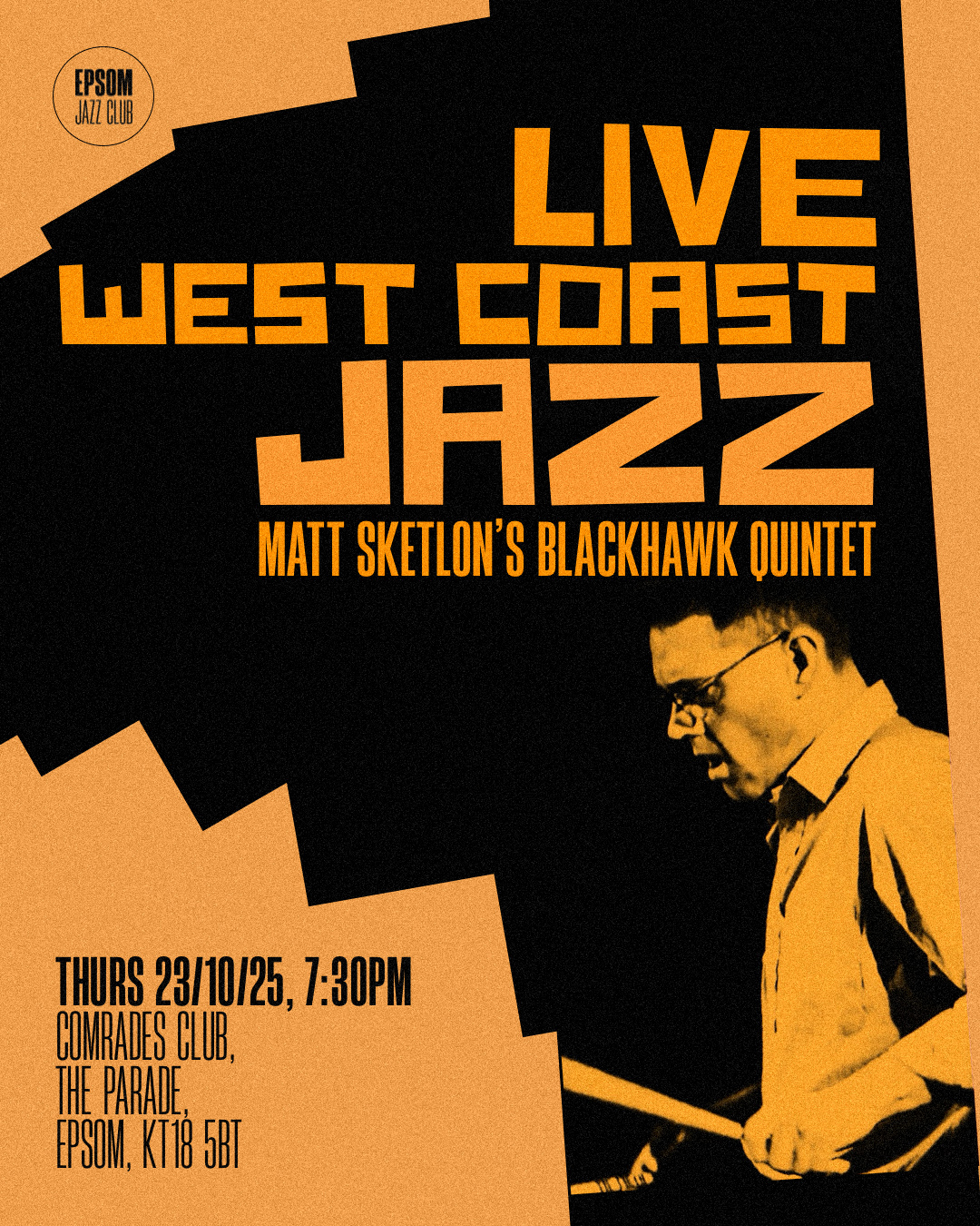 Live West Coast Jazz performed by the Blackhawk Quintet